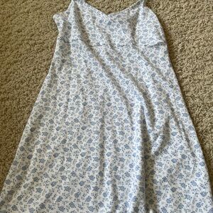Hollister Blue Spaghetti Strap Minidress